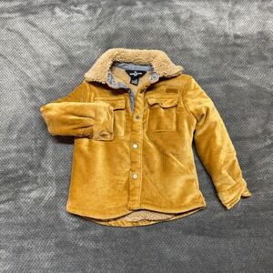 Eddie Bauer Kids 2T Corduroy Sherpa Lined Jacket Mustard Yellow EBY24964